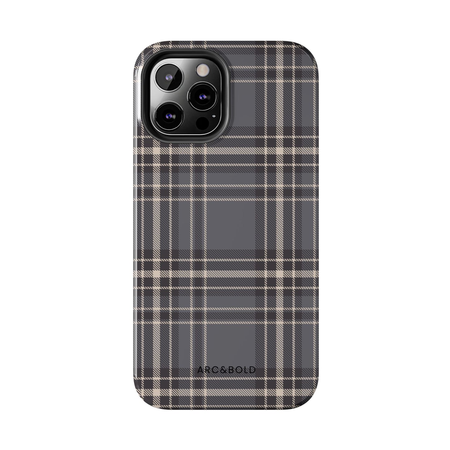 Monochrome Tartan - Tough Phone Case