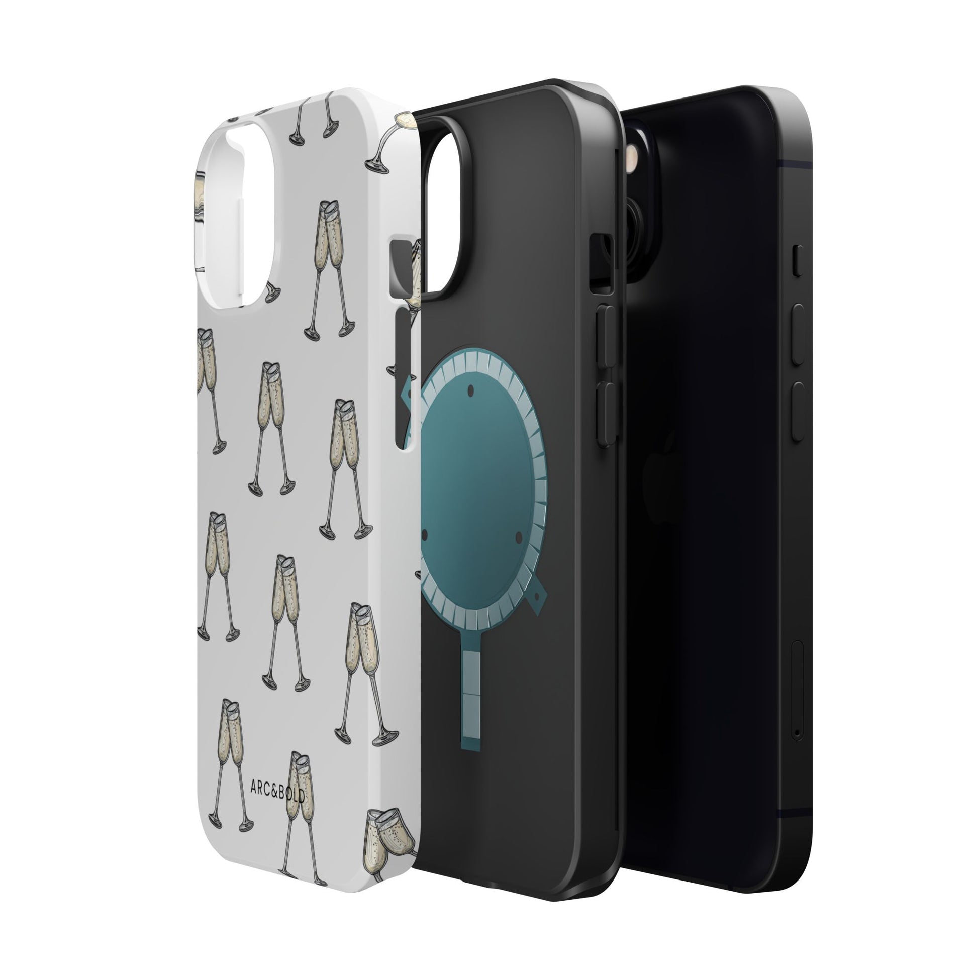 Champagne Toast -Magnetic Tough Case - Arc & Bold