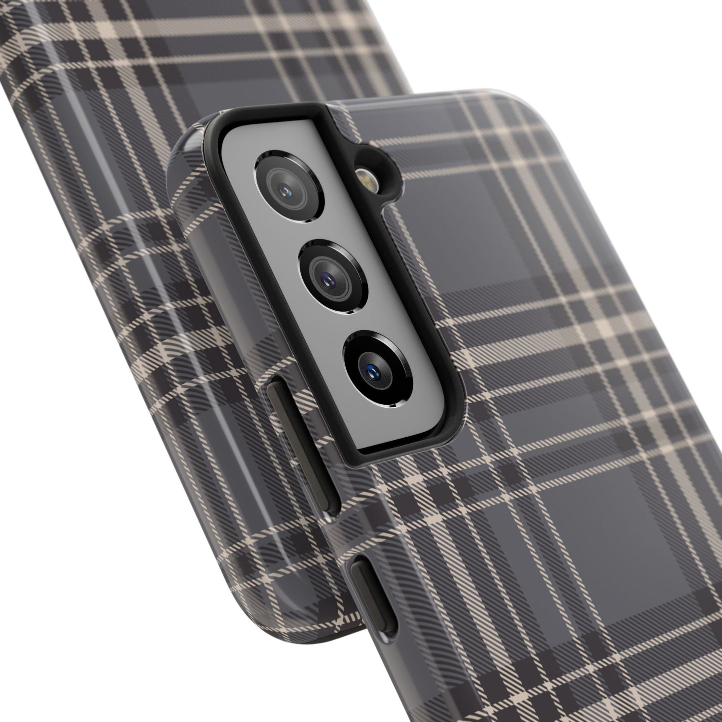 Monochrome Tartan - Tough Phone Case