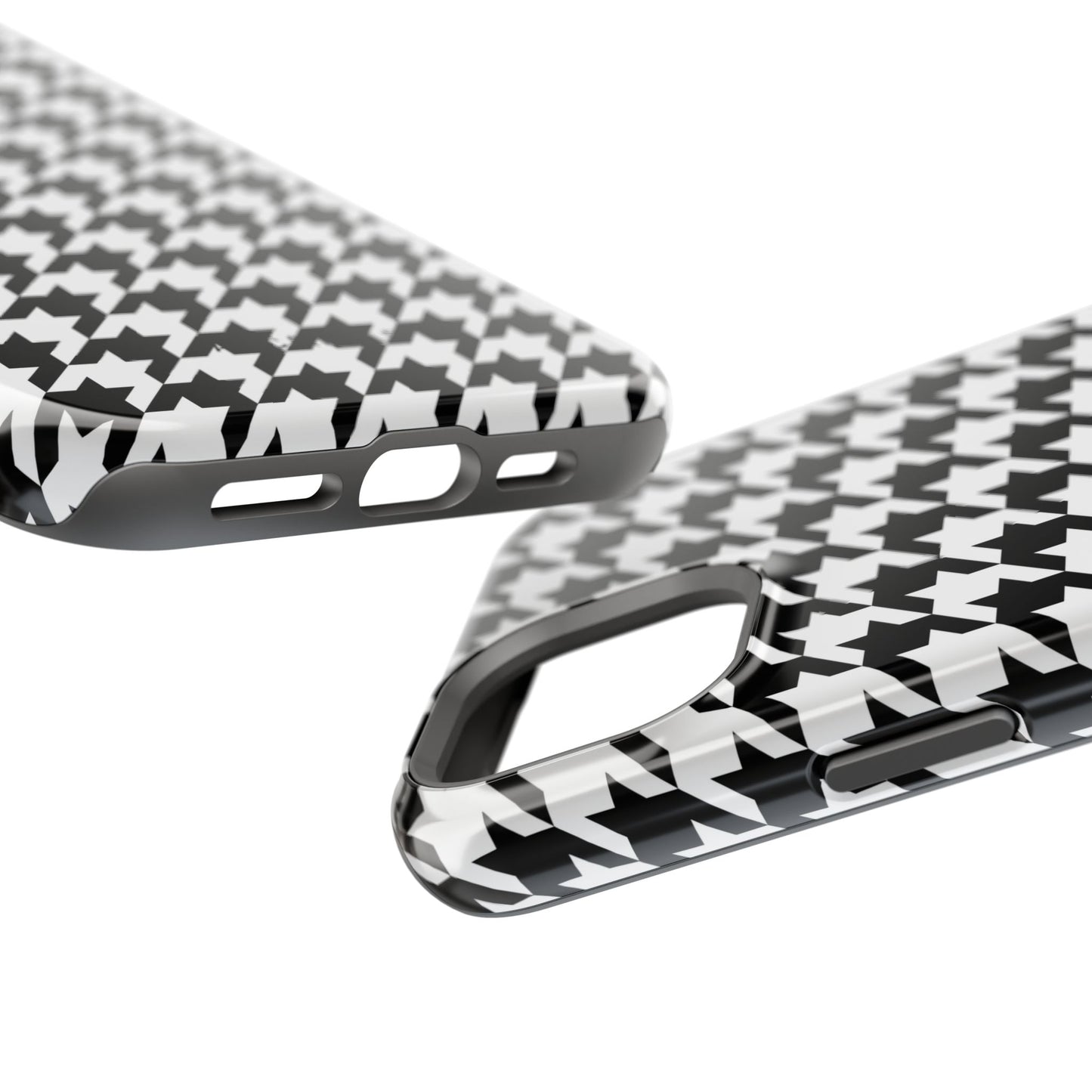 Houndstooth - Magnetic Phone Case - Arc & Bold