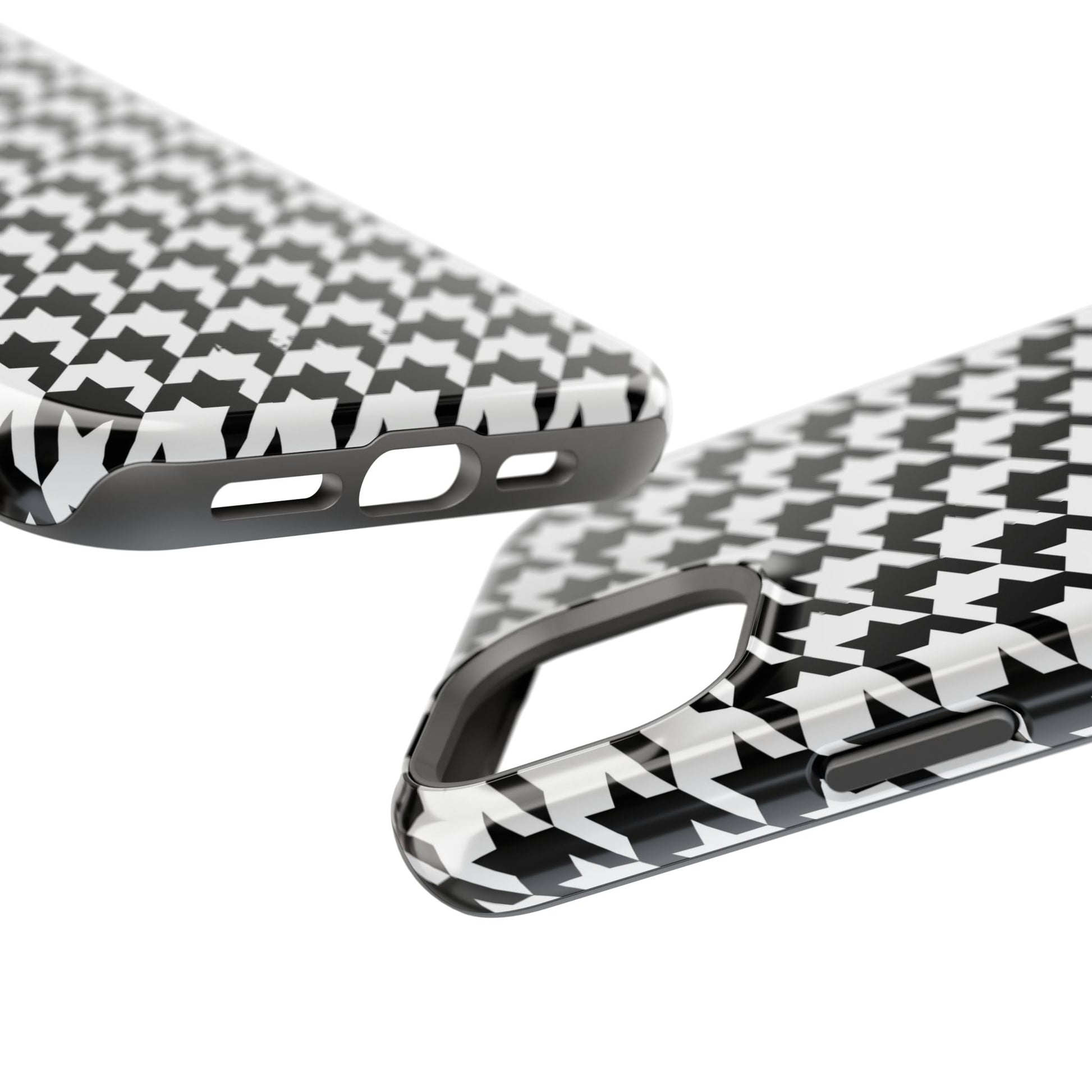 Houndstooth - Magnetic Phone Case - Arc & Bold