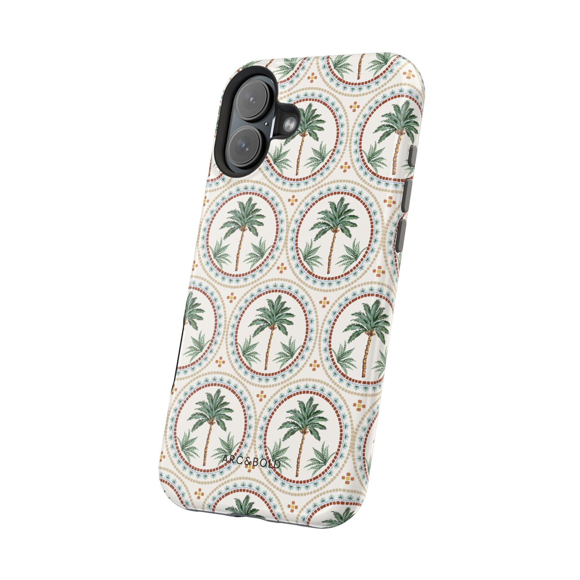 Tropical Tile Palm - Magnetic Tough Case - Arc & Bold