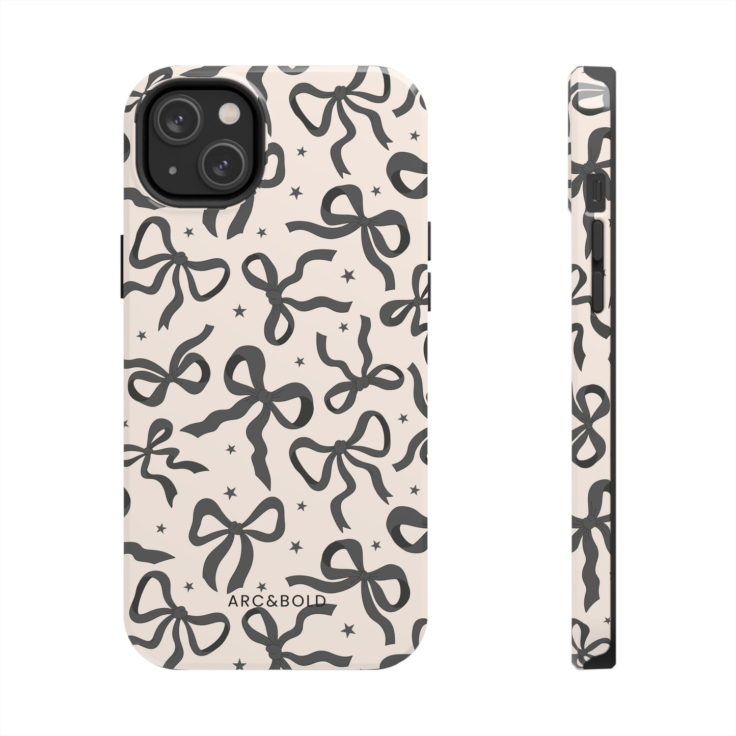 Noir Bows - Tough Phone Case