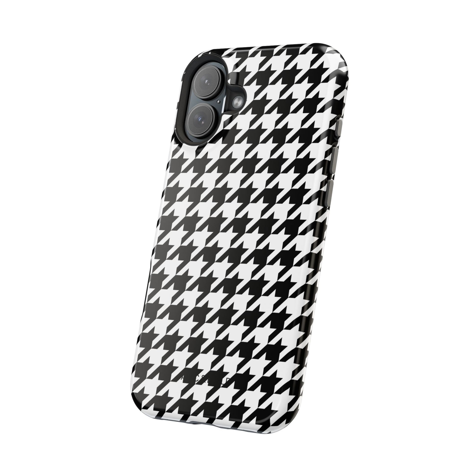 Houndstooth - Magnetic Phone Case - Arc & Bold