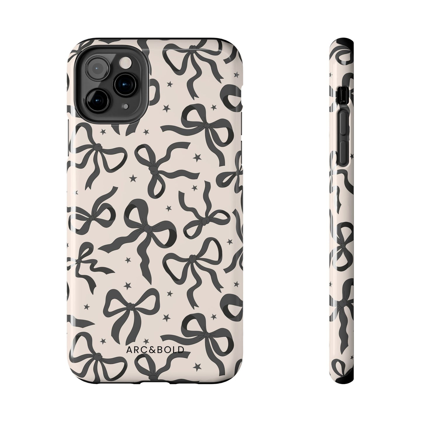 Noir Bows - Tough Phone Case