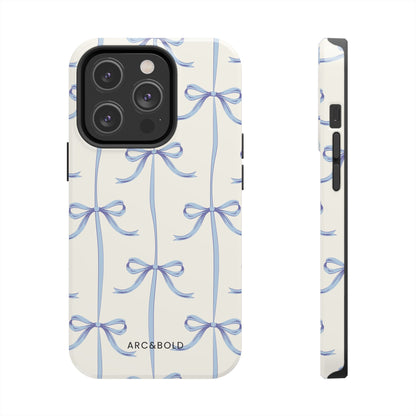 Blue Bow - Tough Phone Case - Arc & Bold