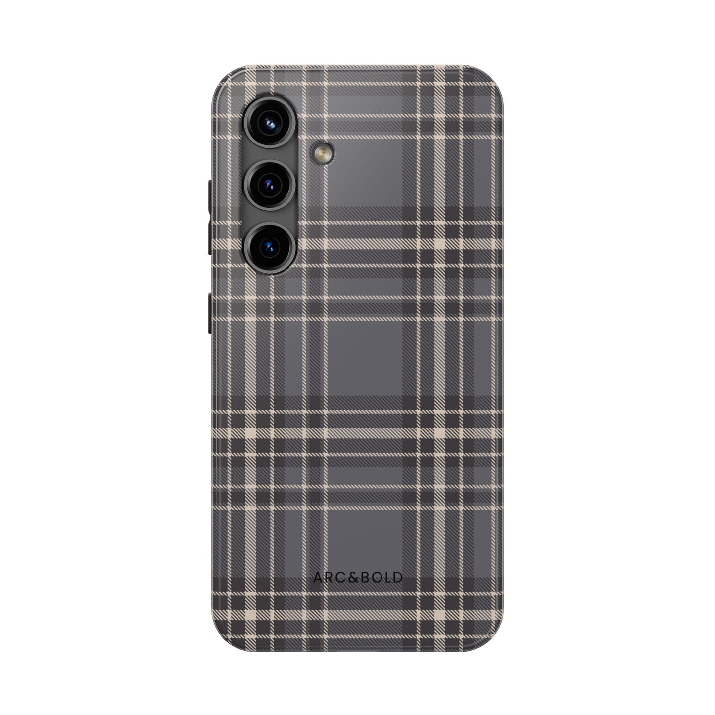 Monochrome Tartan - Tough Phone Case