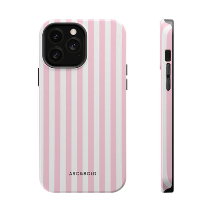 Pink Striped - Magnetic Tough Case - Arc & Bold