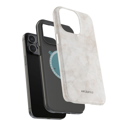 Marble - Magnetic Phone Case - Arc & Bold