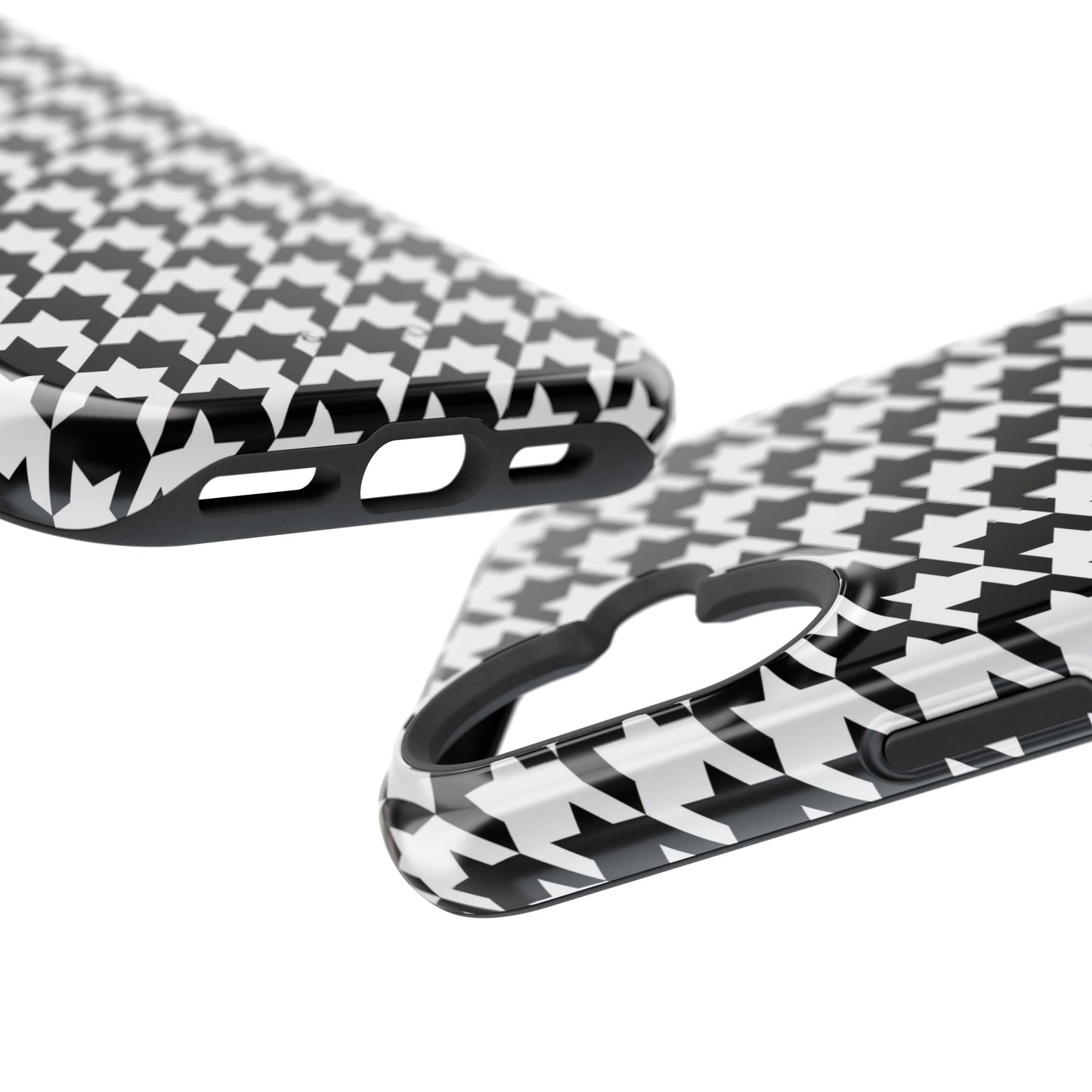 Houndstooth - Magnetic Phone Case - Arc & Bold