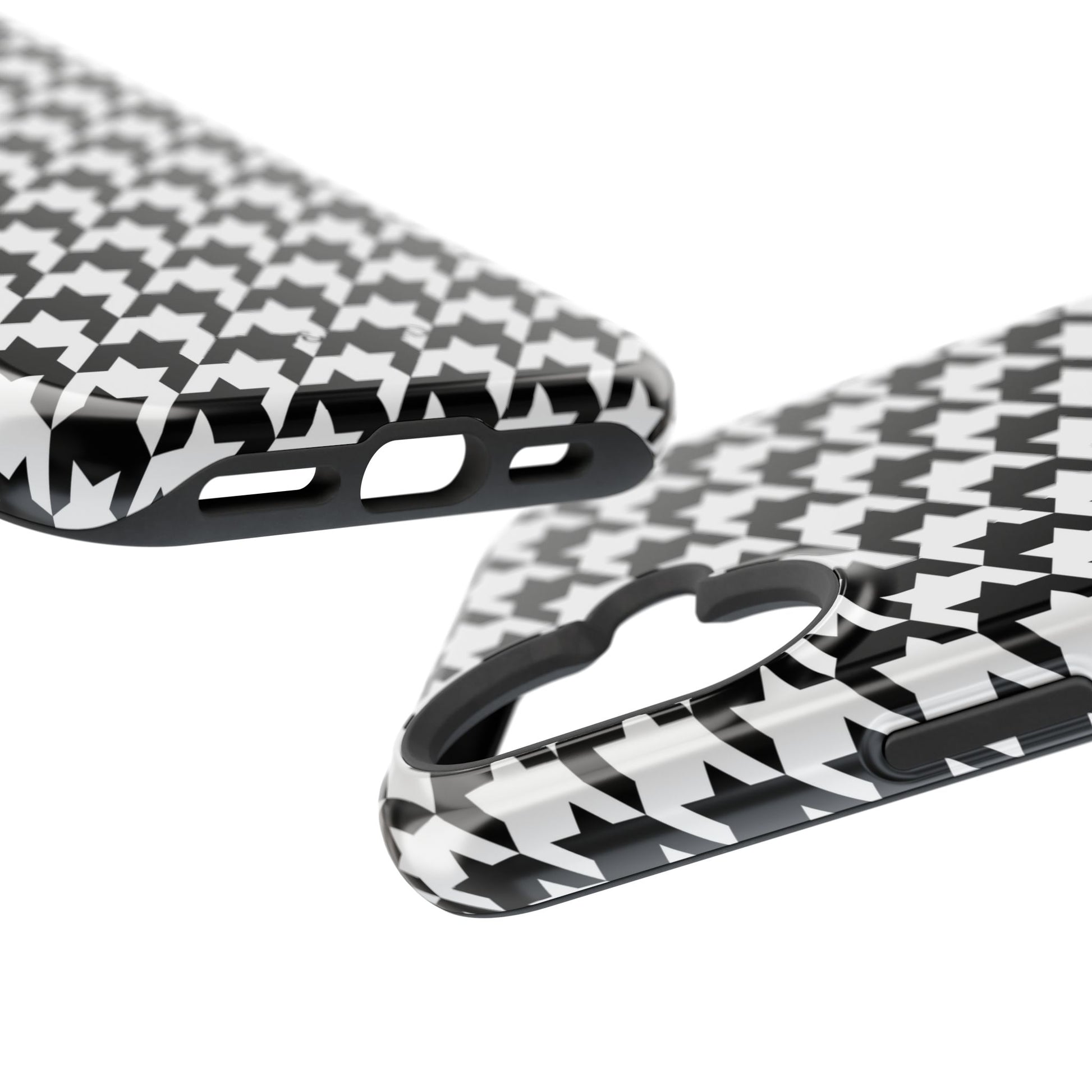 Houndstooth - Magnetic Phone Case - Arc & Bold