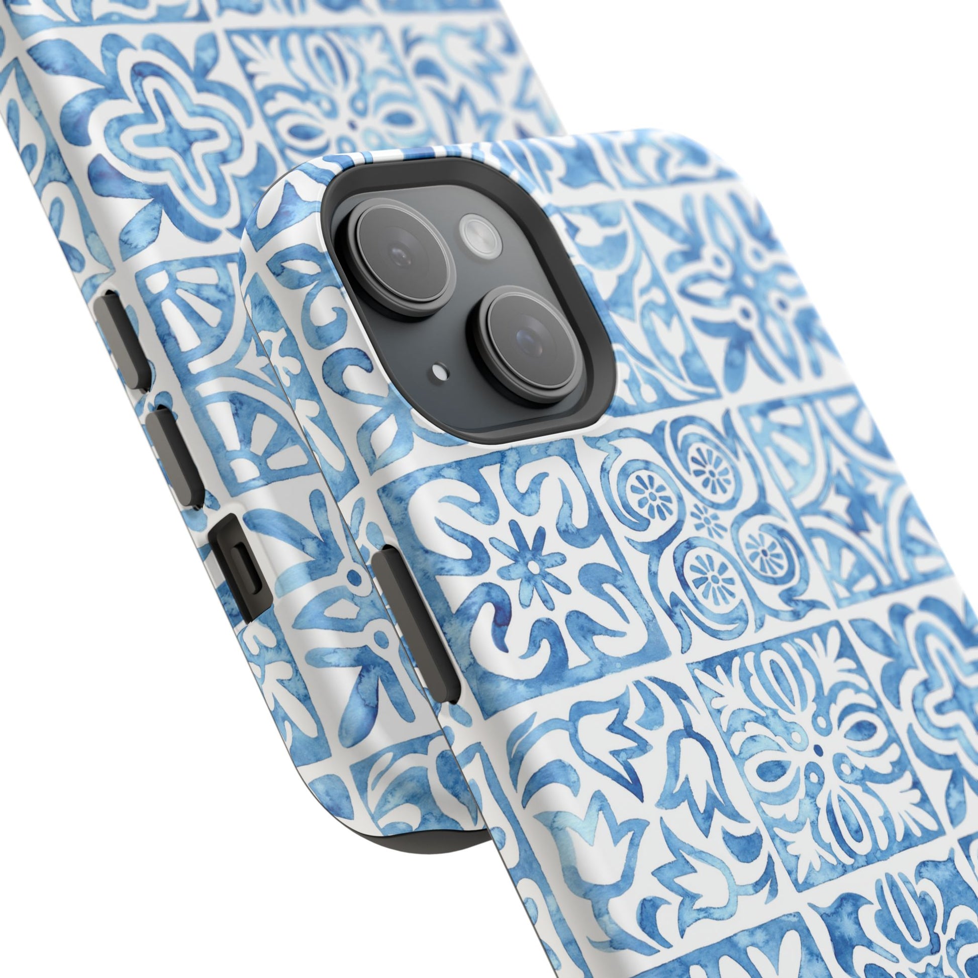 Blue Mosaic - Magnetic Phone Case - Arc & Bold