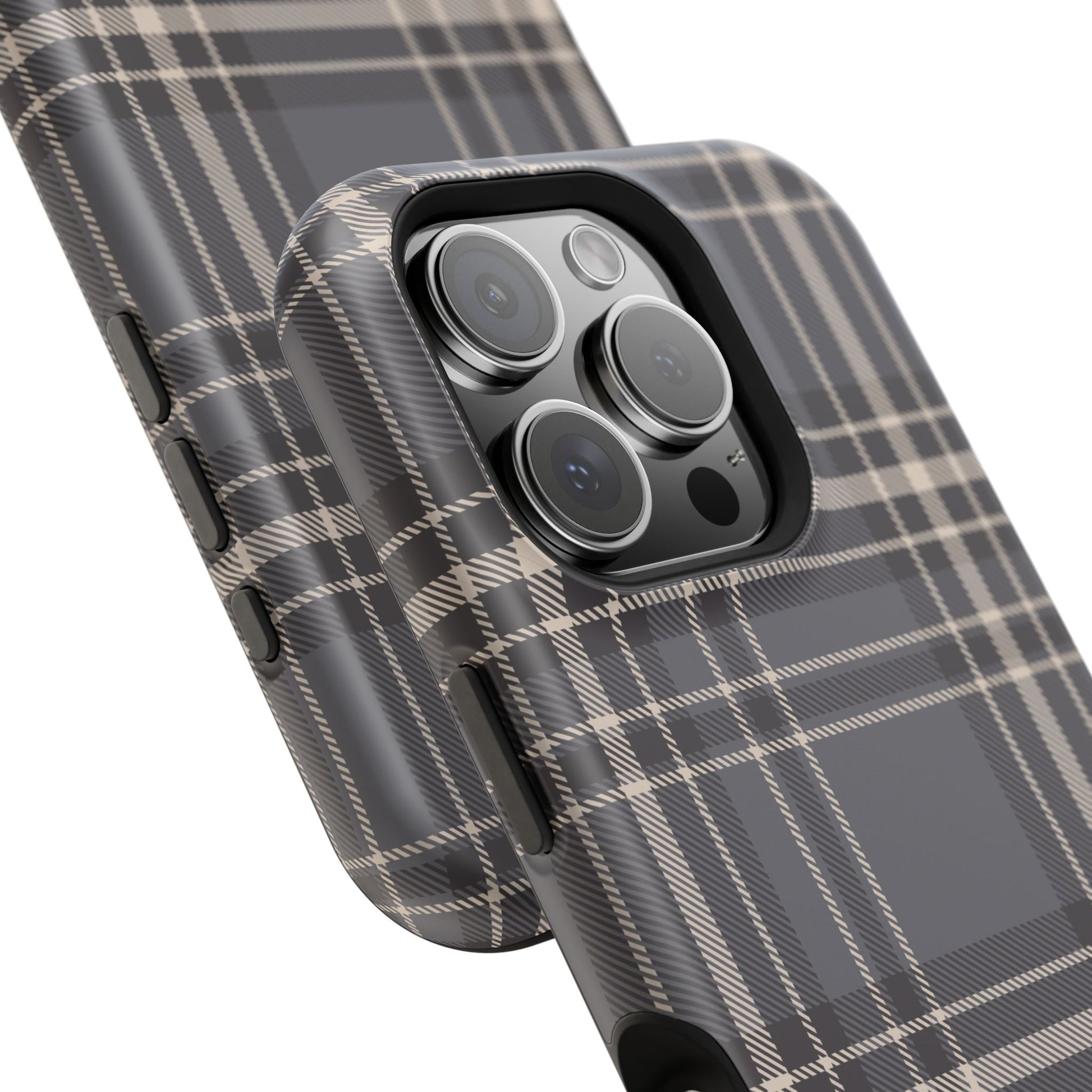 Monochrome Tartan - Magnetic Tough Case - Arc & Bold
