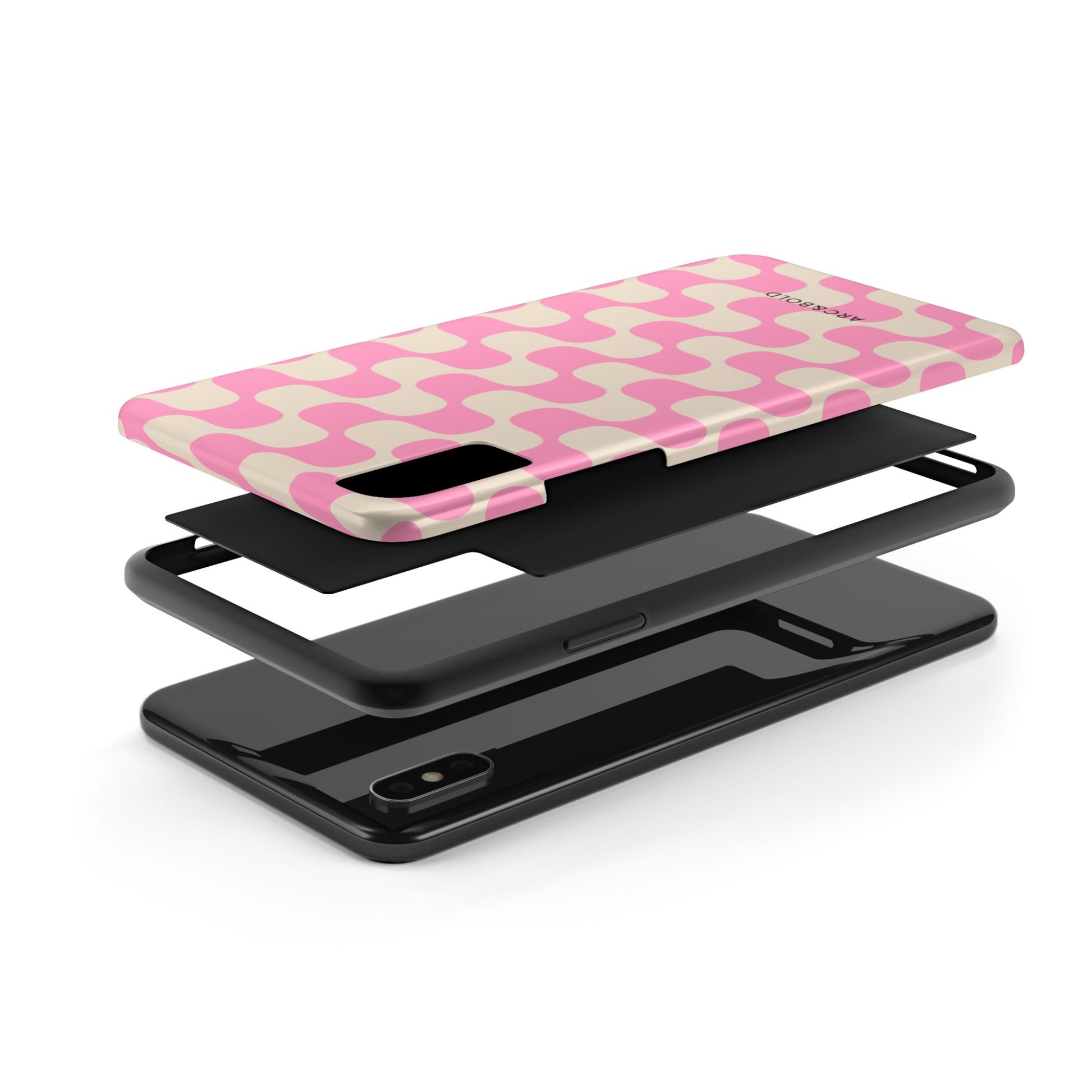 Pink Waves - Tough Phone Case - Arc & Bold