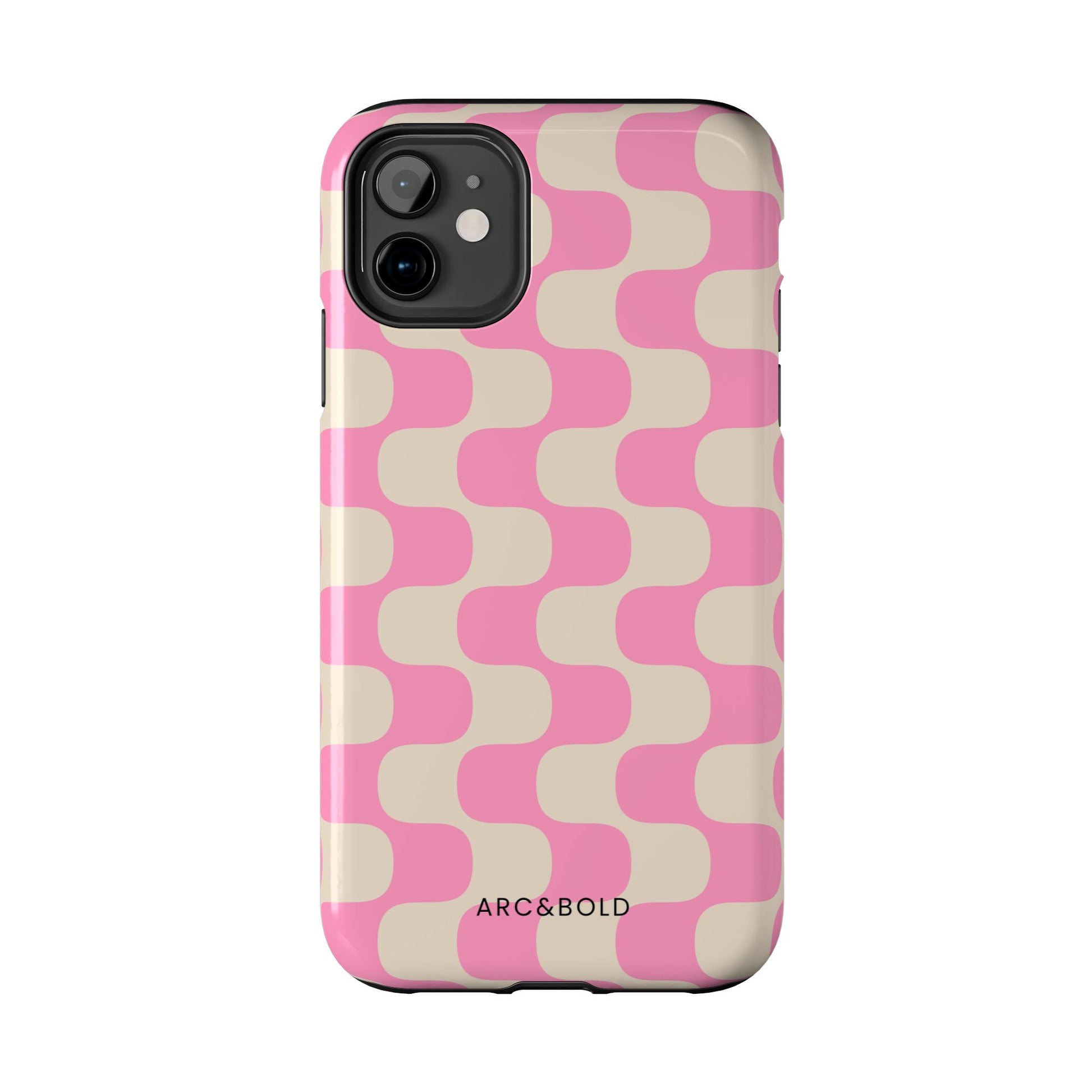 Pink Waves - Tough Phone Case - Arc & Bold