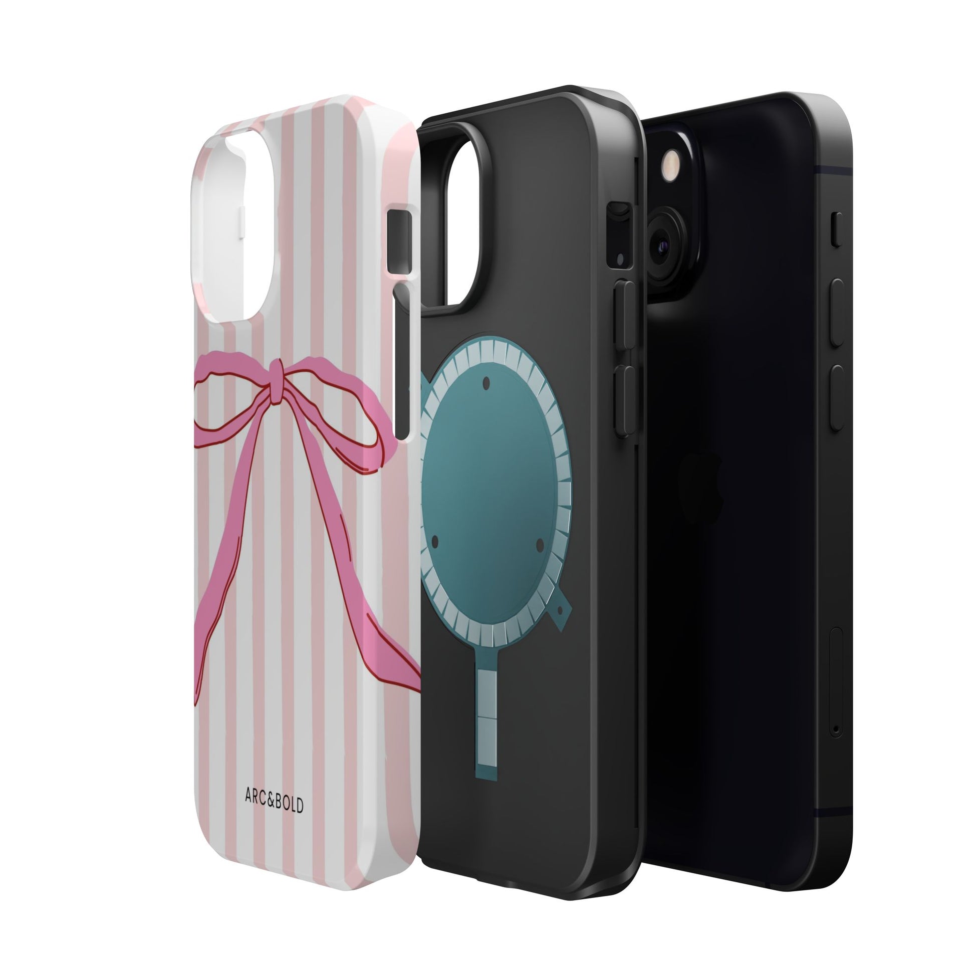 Pink Bow - Magnetic Phone Case - Arc & Bold