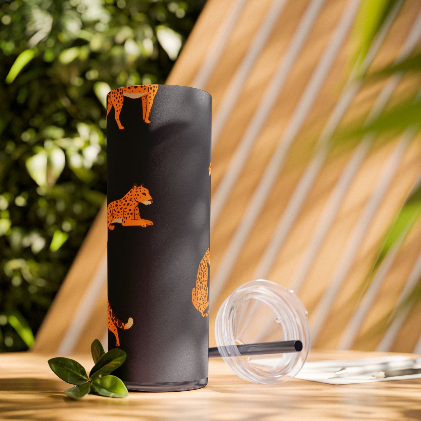 Cheetah Skinny Tumbler - Arc & Bold
