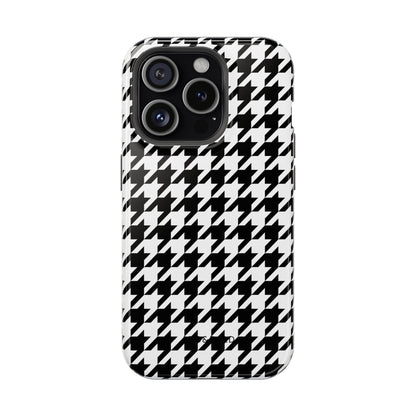 Houndstooth - Magnetic Phone Case - Arc & Bold