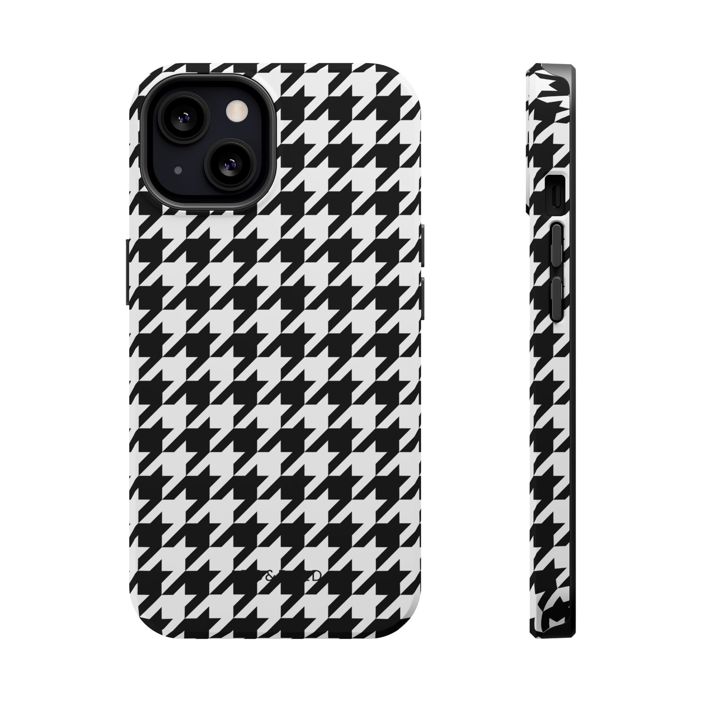 Houndstooth - Magnetic Phone Case - Arc & Bold