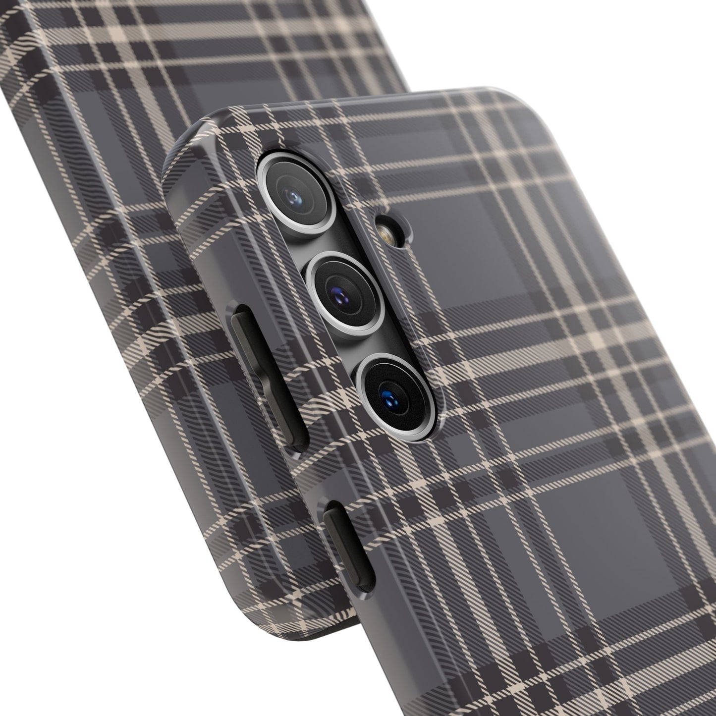 Monochrome Tartan - Tough Phone Case