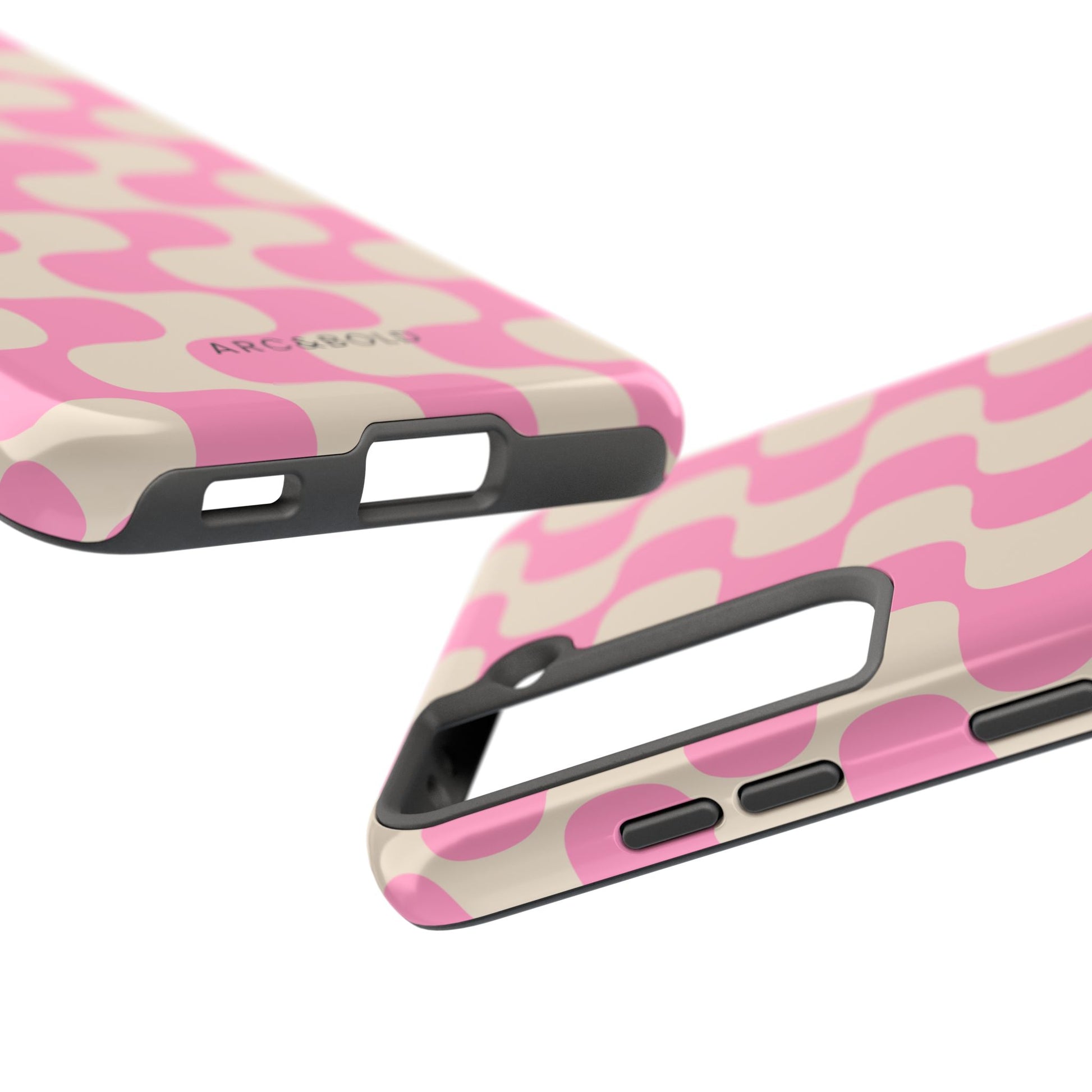 Pink Waves - Tough Phone Case - Arc & Bold