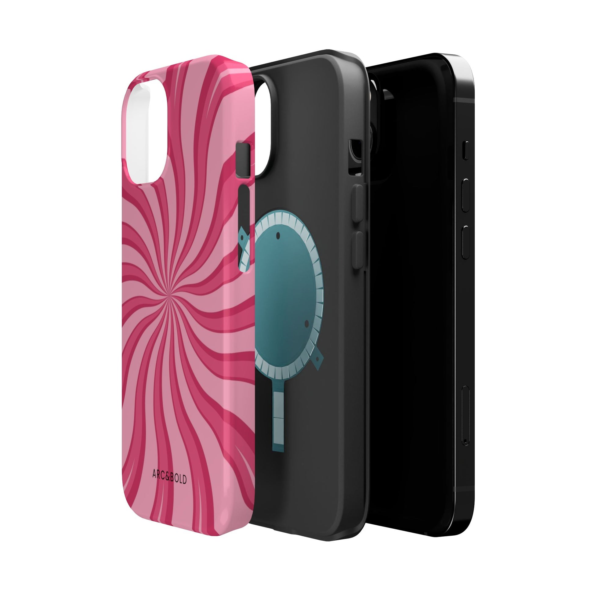 Candy Swirl - Magnetic Phone Case - Arc & Bold