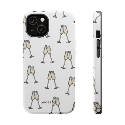Champagne Toast -Magnetic Tough Case - Arc & Bold