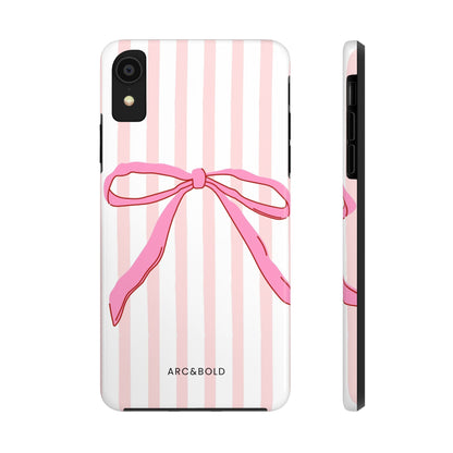 Pink Bow - Tough Phone Case - Arc & Bold