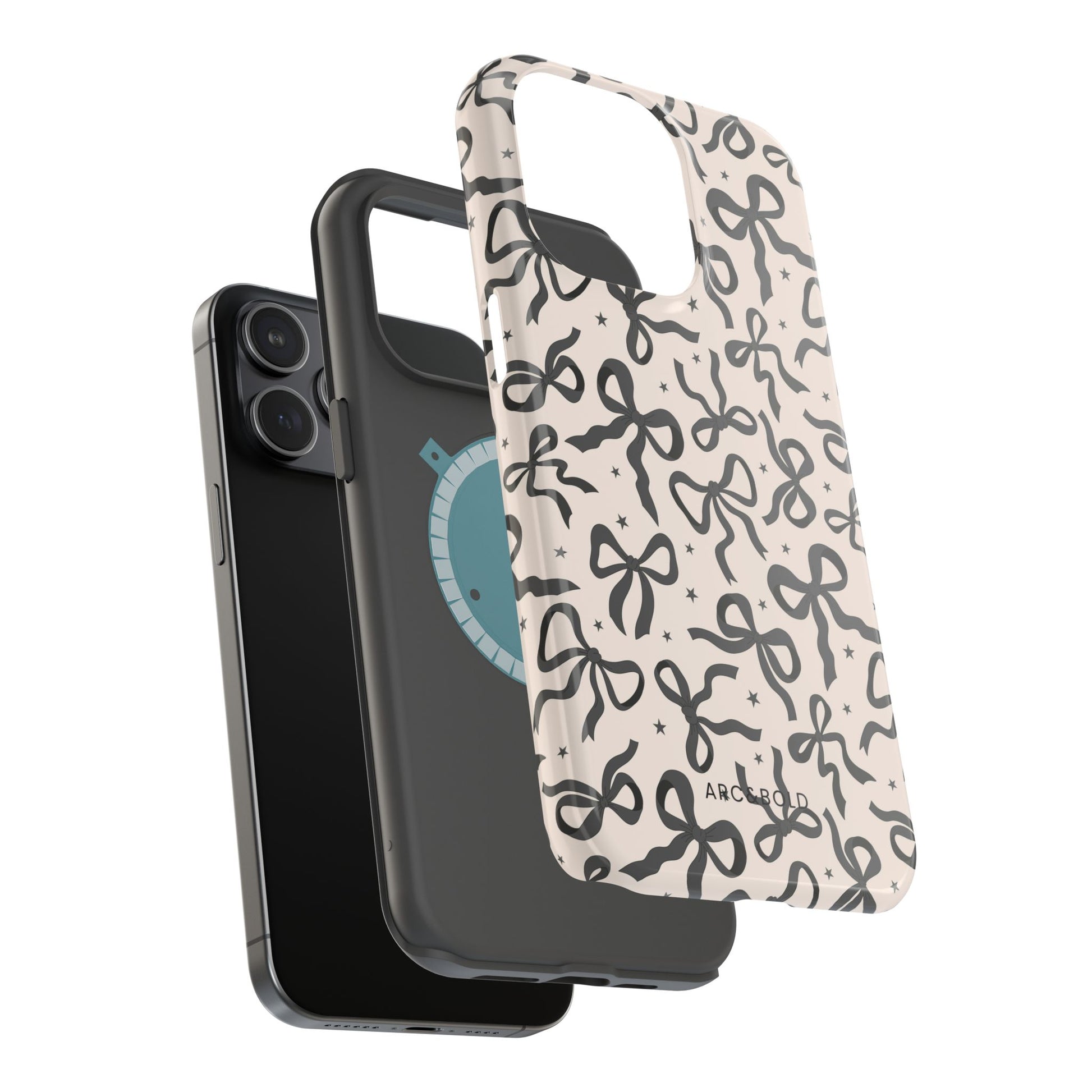Noir Bows - Magnetic Tough Case - Arc & Bold