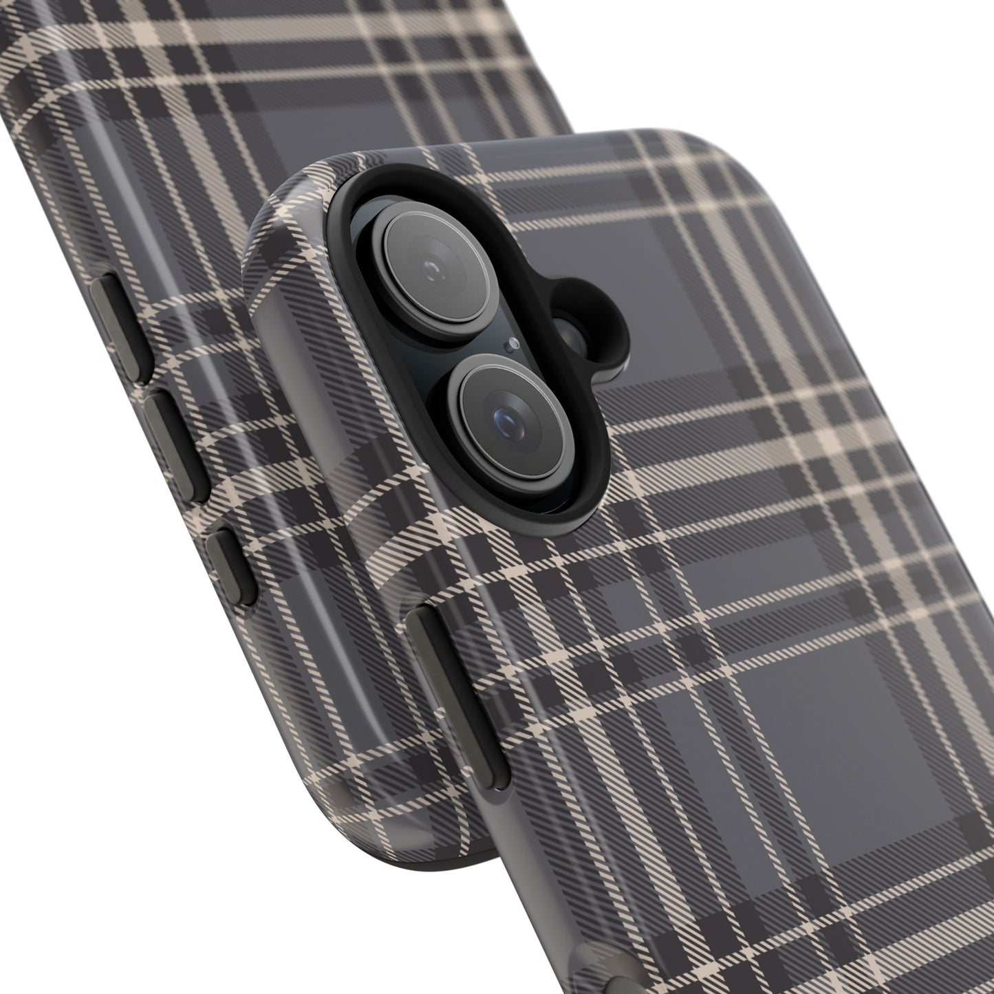 Monochrome Tartan - Tough Phone Case