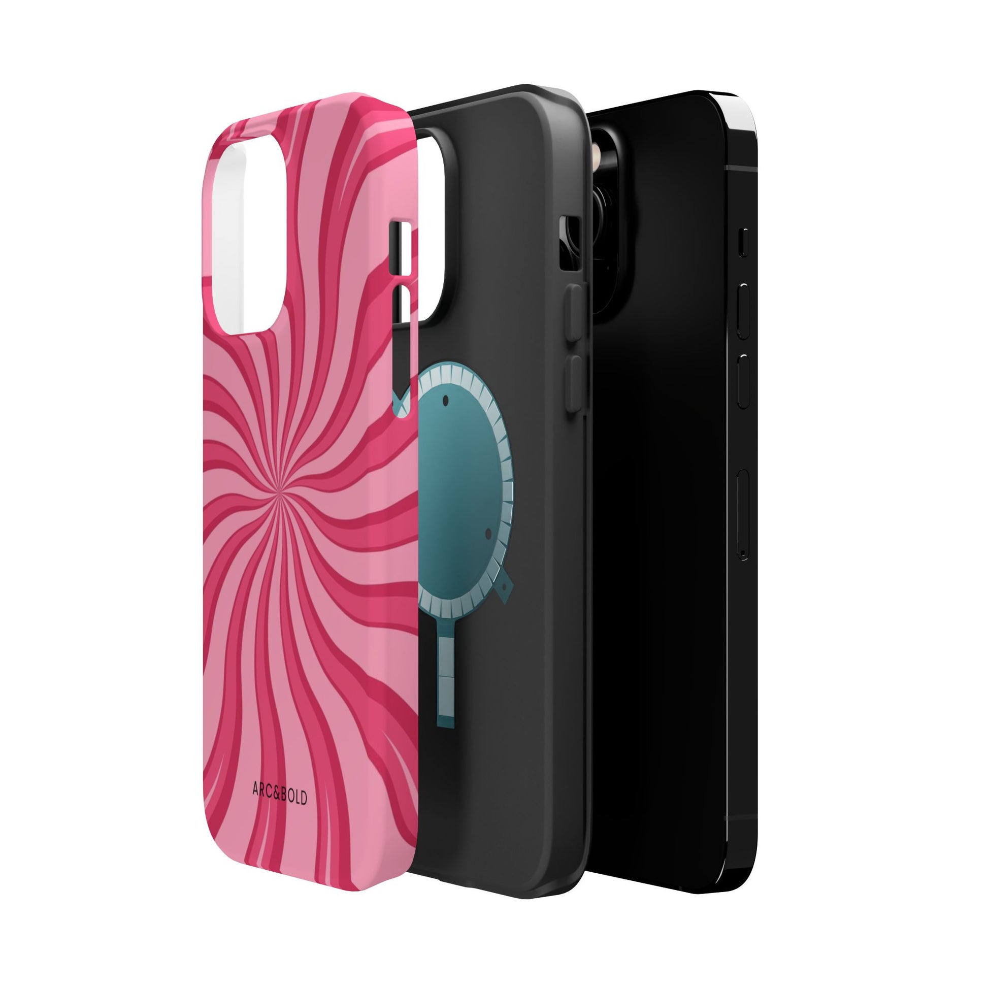 Candy Swirl - Magnetic Phone Case - Arc & Bold