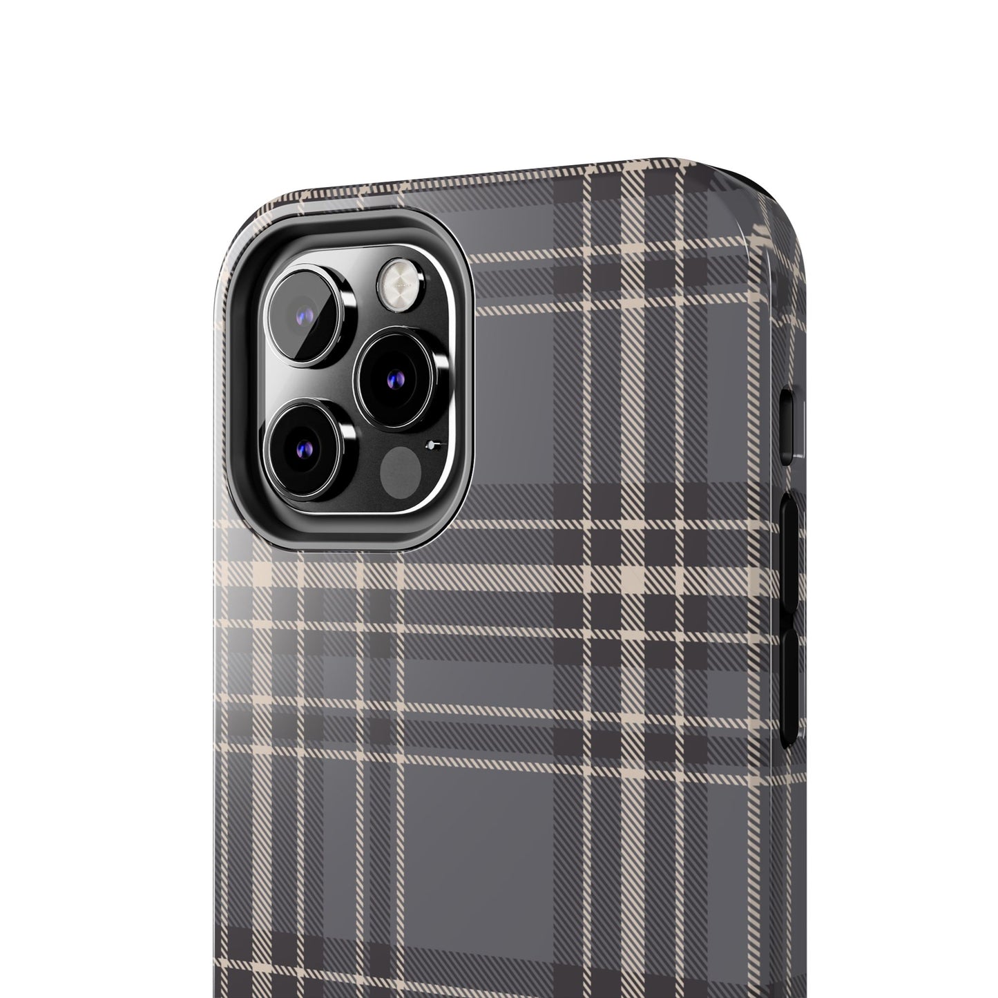 Monochrome Tartan - Tough Phone Case