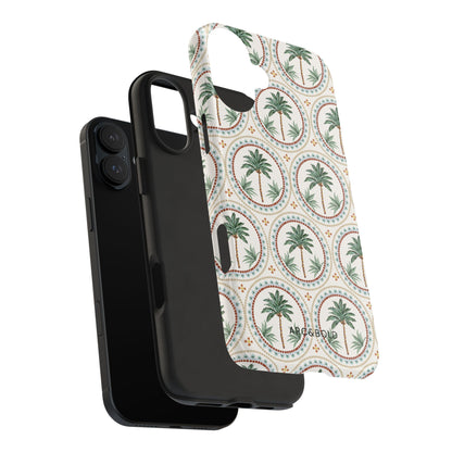 Tropical Tile Palm - Tough Phone Case - Arc & Bold