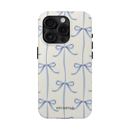 Blue Bow - Tough Phone Case - Arc & Bold