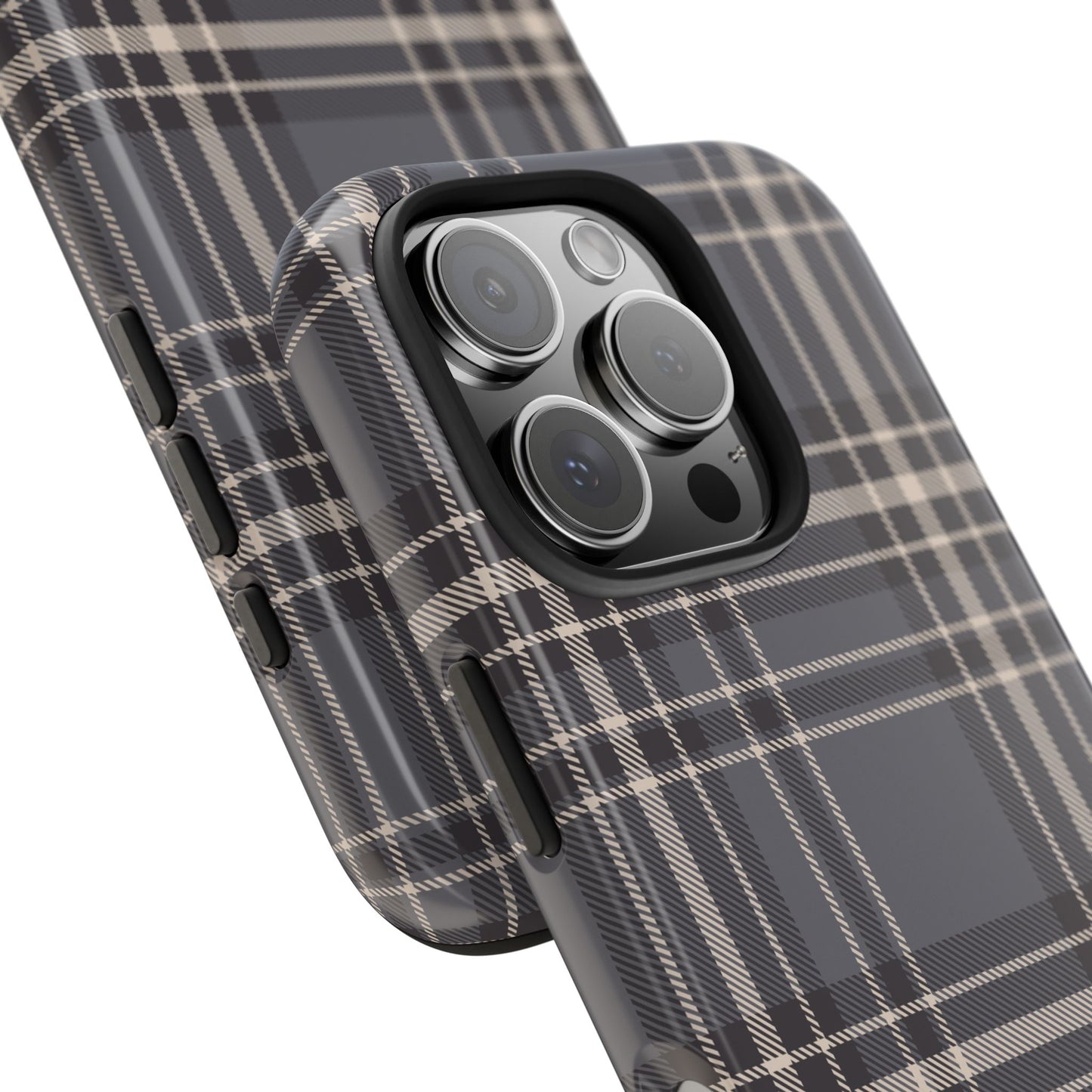 Monochrome Tartan - Tough Phone Case
