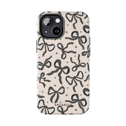 Noir Bows - Tough Phone Case
