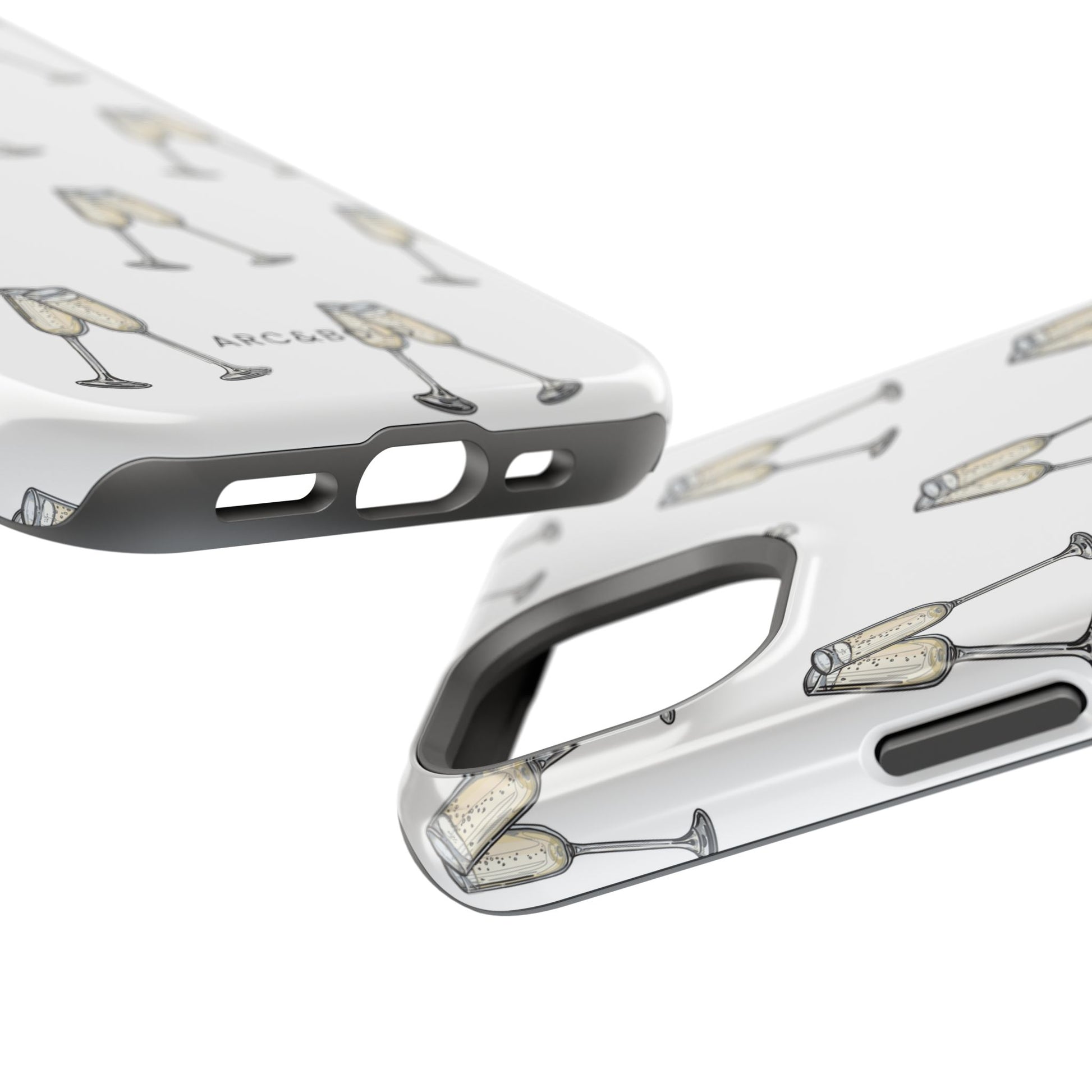 Champagne Toast -Magnetic Tough Case - Arc & Bold