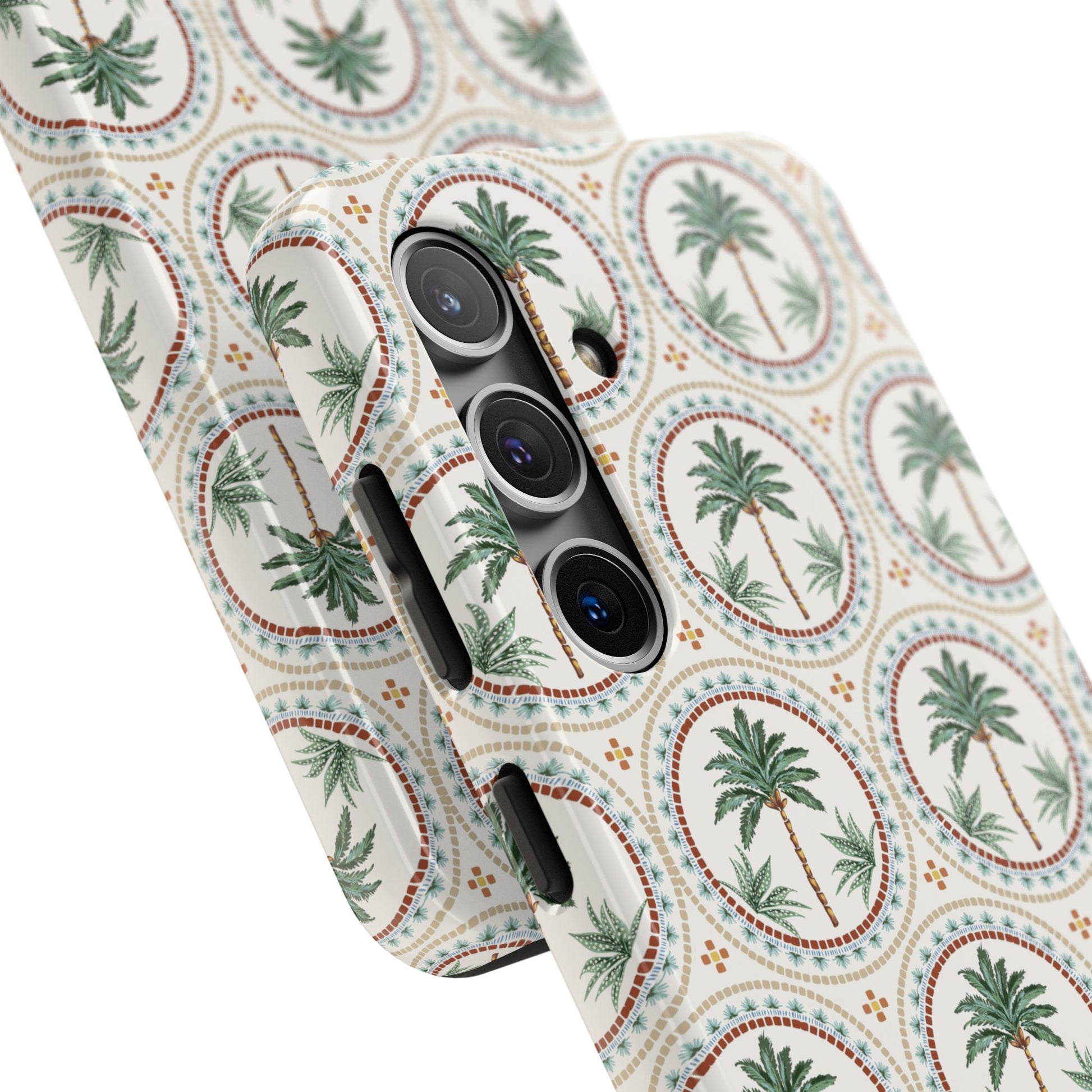 Tropical Tile Palm - Tough Phone Case - Arc & Bold
