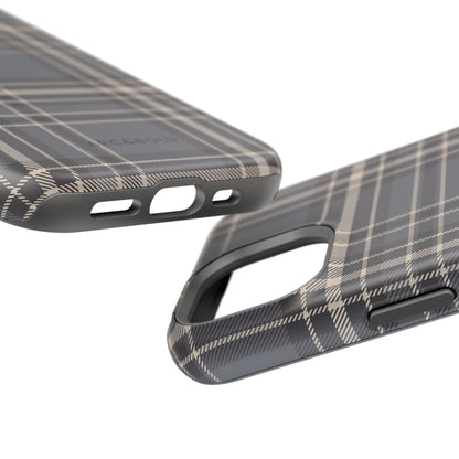 Monochrome Tartan - Magnetic Tough Case - Arc & Bold
