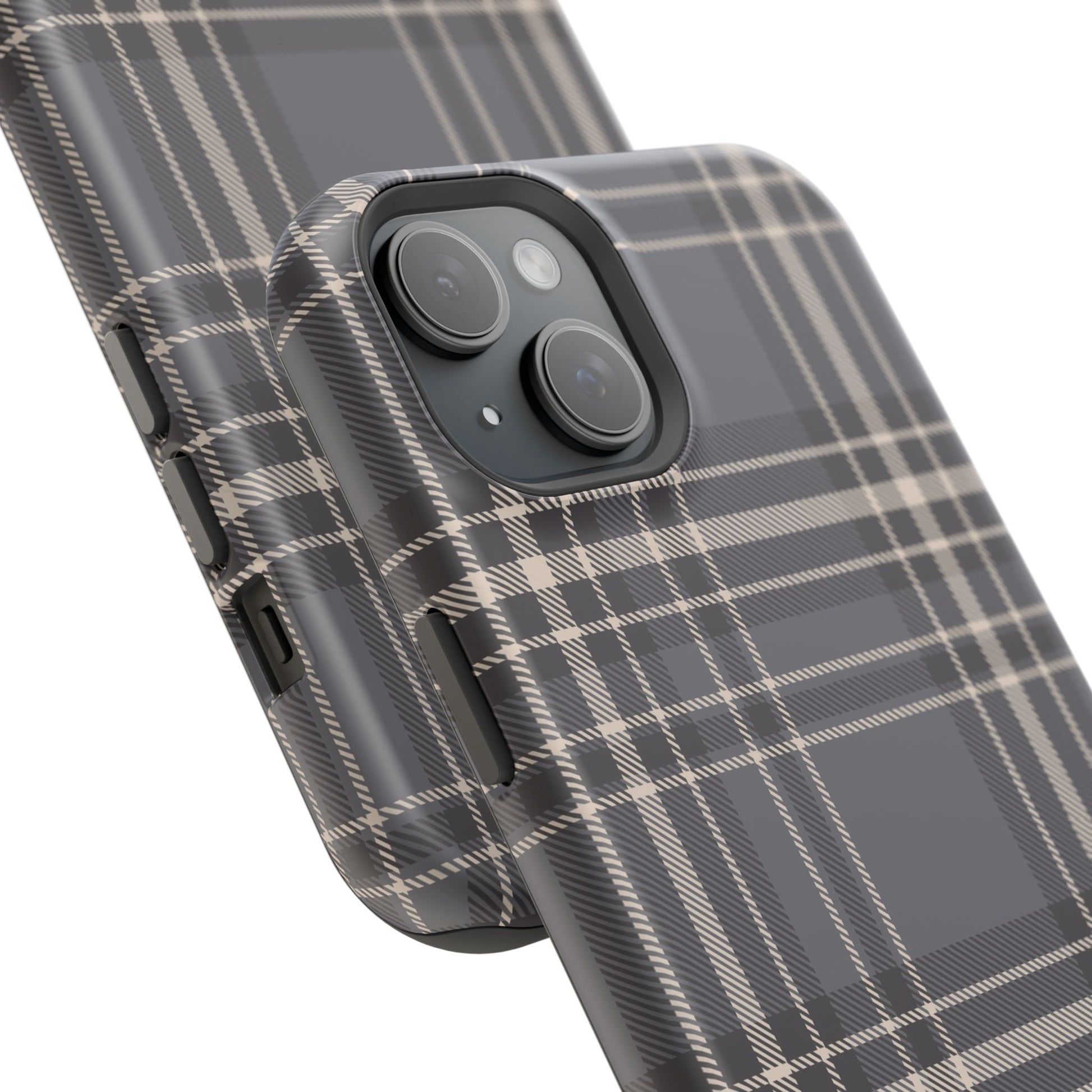 Monochrome Tartan - Magnetic Tough Case - Arc & Bold