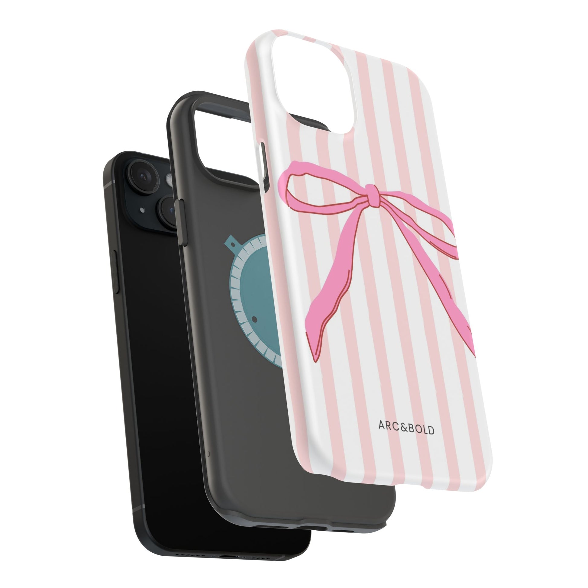 Pink Bow - Magnetic Phone Case - Arc & Bold