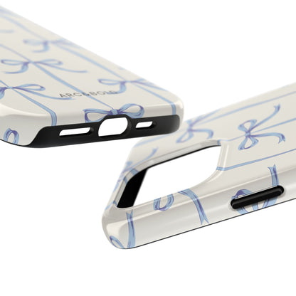 Blue Bow - Tough Phone Case - Arc & Bold