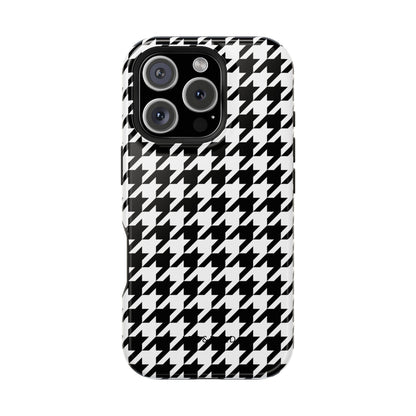 Houndstooth - Magnetic Phone Case - Arc & Bold