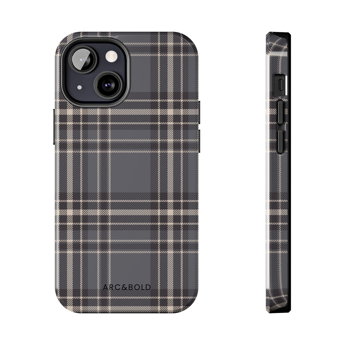Monochrome Tartan - Tough Phone Case