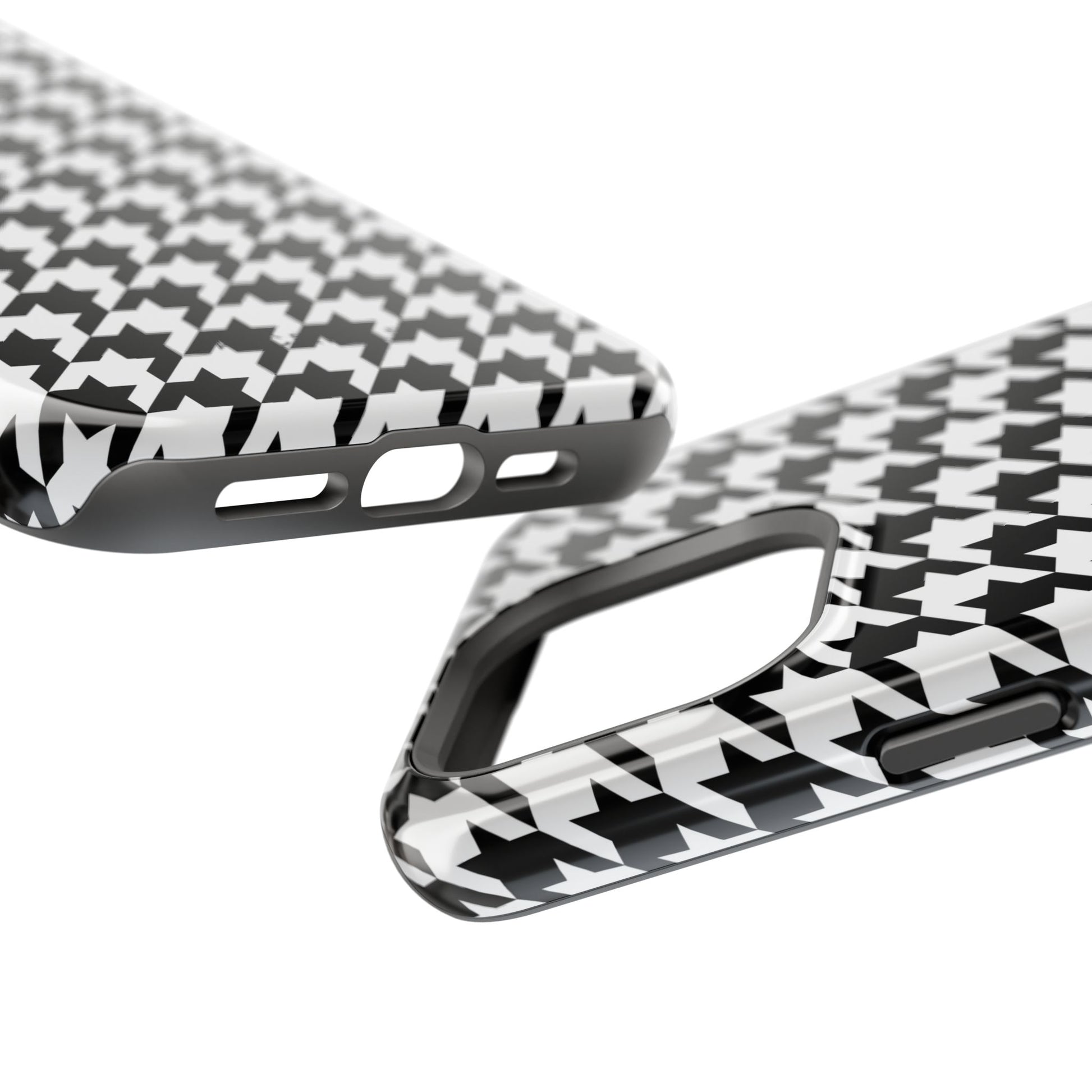 Houndstooth - Magnetic Phone Case - Arc & Bold