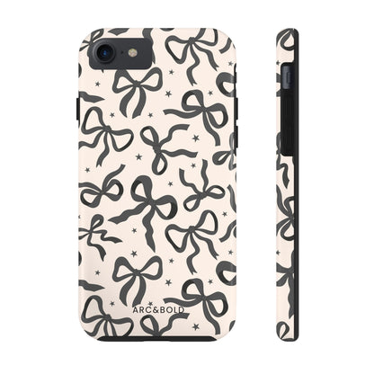 Noir Bows - Tough Phone Case