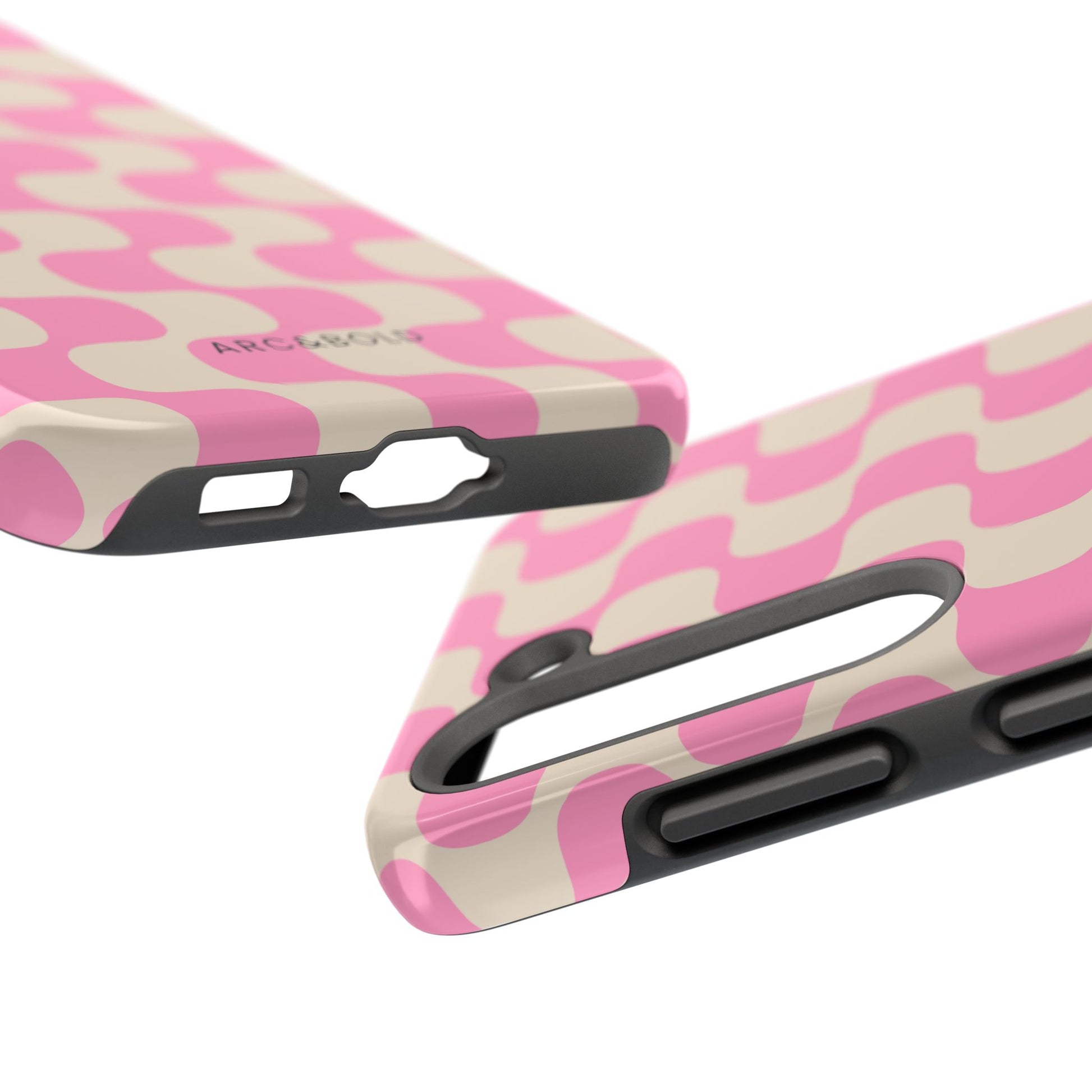 Pink Waves - Tough Phone Case - Arc & Bold