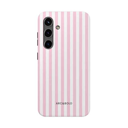 Pink Striped - Tough Phone Case - Arc & Bold