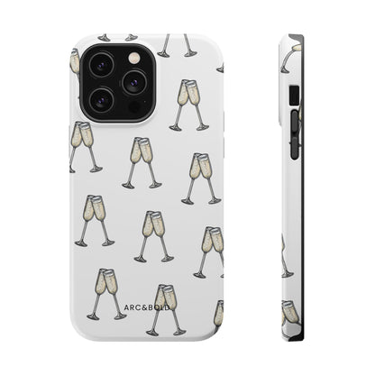 Champagne Toast -Magnetic Tough Case - Arc & Bold