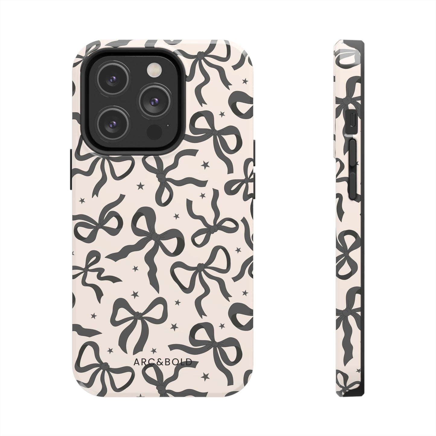 Noir Bows - Tough Phone Case